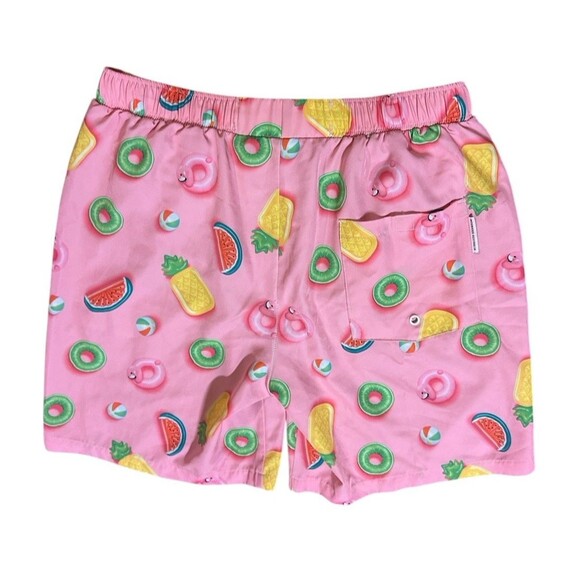 MOSMANN wear under swim trunks pink pool tube flamingos watermelons pineapples L - Picture 13 of 16
